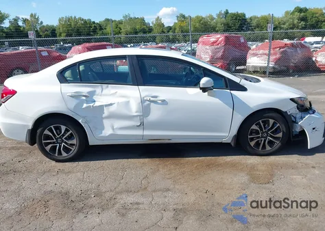 2015 Honda Civic Ex z USA, uszkodzony, nr VIN 19XFB2F84FE224529